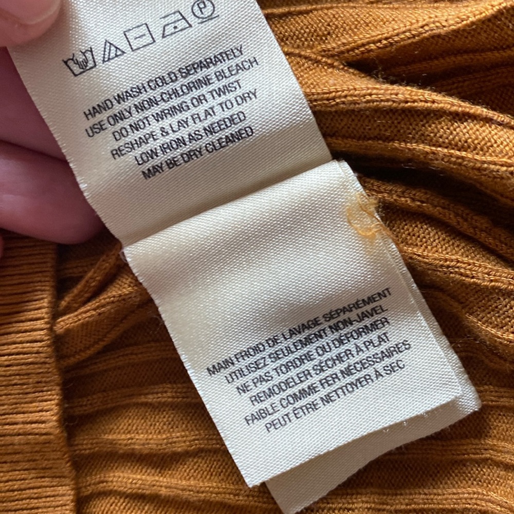 Meadow Rue Mustard Ribbed Tank Top - Picture 8 of 10
